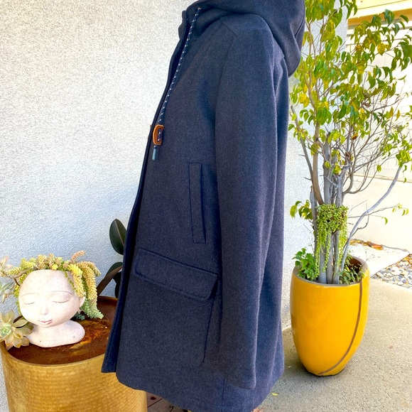 Bridge & Burn Womens Grey Wool Parka. Sz: Small - Picture 2 of 7